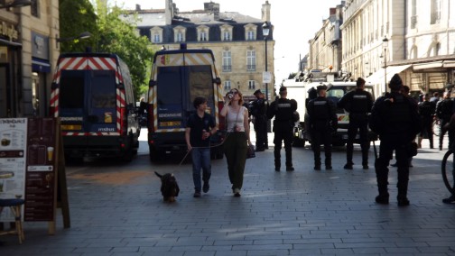 Bordeaux 18 septembre 2025 contre le nouveau gouvernement et la politique menée .