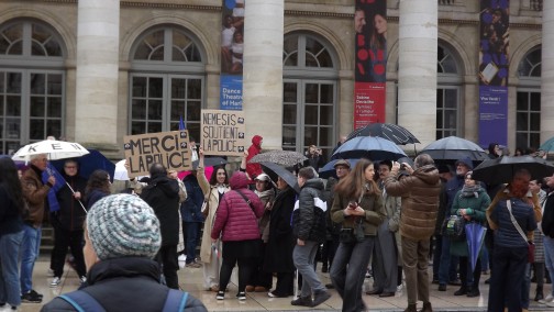 31 janvier 2026 Bordeaux. Appel de soutien aux forces de Police