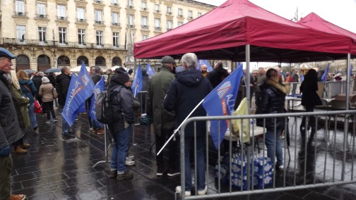31 janvier 2026 Bordeaux. Appel de soutien aux forces de Police